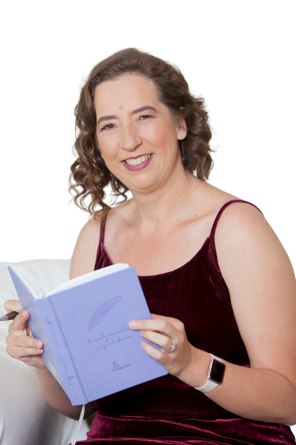 Bianca with diary