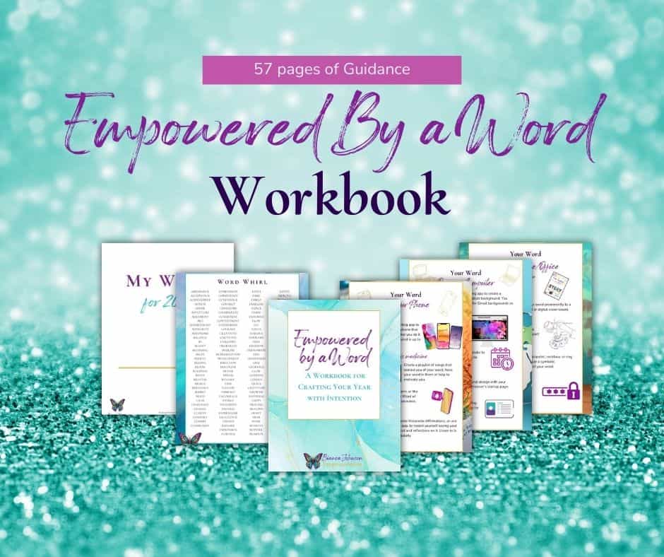 Empowered by a Word workbook - Word of the Year 2026 planning guide by Bianca Johnson