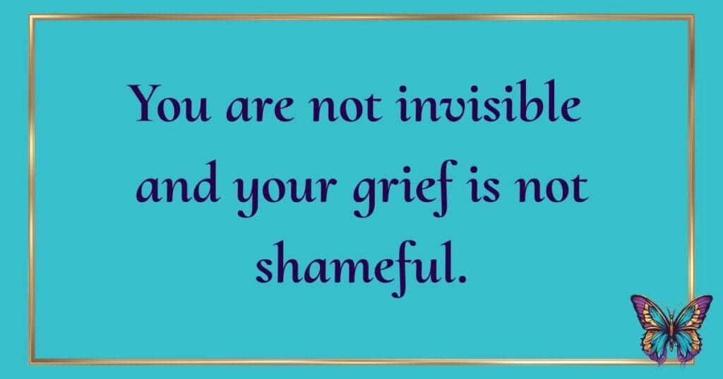 Pregnancy loss is not a niche topic. Talking about it say to others "you are not invisible and your grief is not shameful".