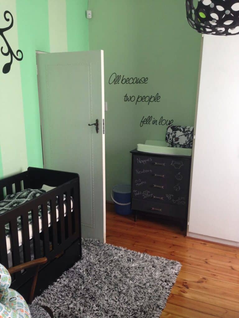 Kyle's nursery - before we know parenting after loss would be as hard as the pregnancy after loss.